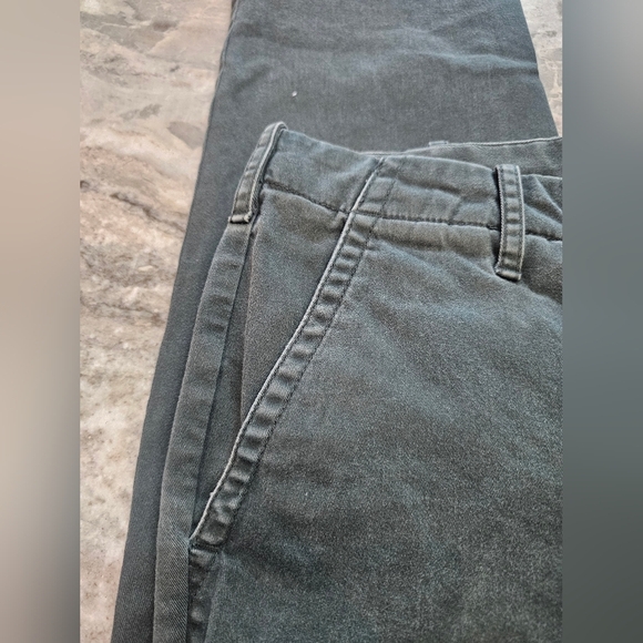 Canvas Lands End Pant Olive Green Cotton 28 - Picture 7 of 12